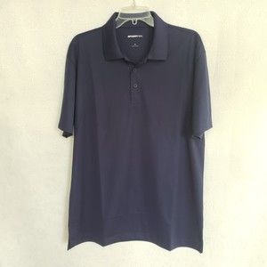 Sport-Tek Short Sleeve Polo ST650 Men's Size  L Navy Wicking Snag Resistant NWOT